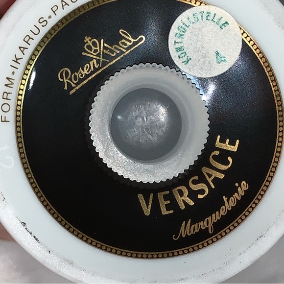 NIB authentic VERSACE x ROSENTHAL Marqueterie bone china SALT & PAPPER shakers - Picture 5 of 12